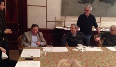 Former PM Ehud Barak seen in a new Epstein estate image released by US Congress