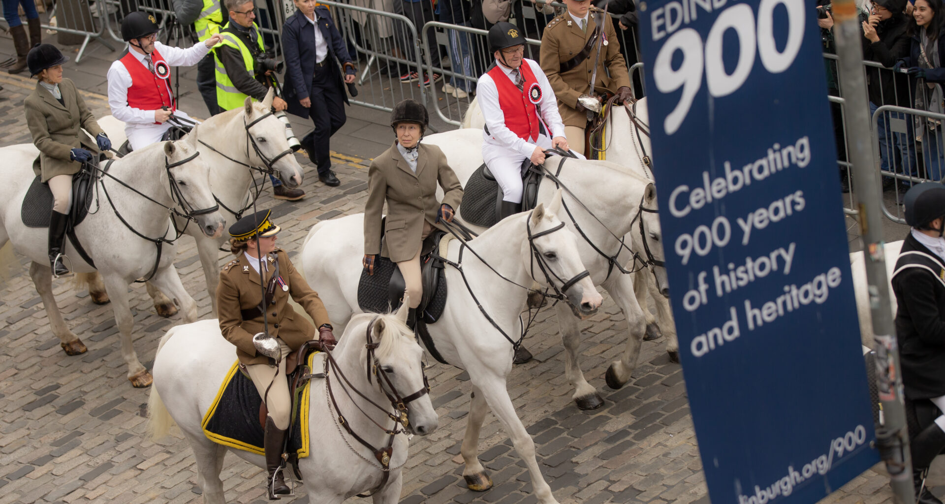 Lord Provost Robert Aldridge at the Riding of the Marches in September 2025