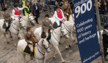 Lord Provost Robert Aldridge at the Riding of the Marches in September 2025