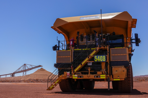 BHP and Rio Tinto welcome first Caterpillar battery-electric haul trucks to the Pilbara