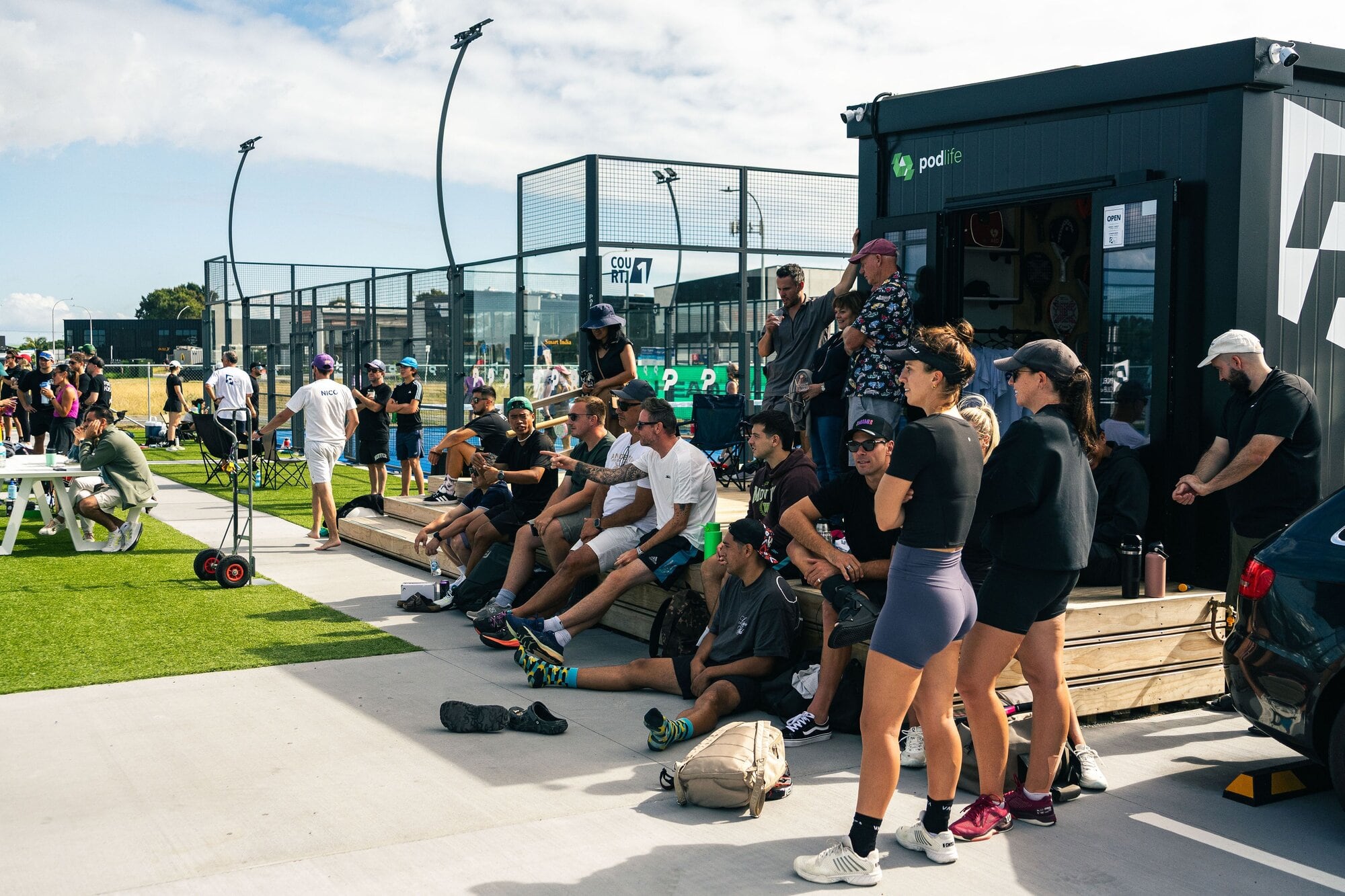 So far 2400 people have signed up to the Padel Club NZ's app. Photo / Aurelius Vincent
