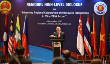 Secretary-General of ASEAN delivers opening remarks at the 2025 High-Level Dialogue on Enhancing Regional Cooperation and Resource Mobilisation in Mine/Explosive Remnants of War Action
