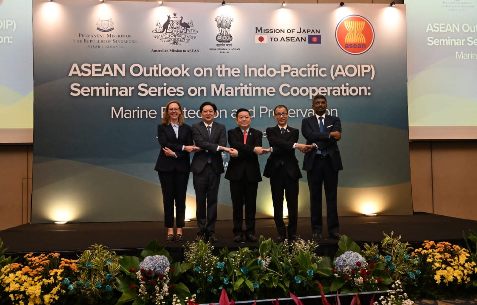 Secretary-General of ASEAN delivers the keynote address at the ASEAN Outlook on the Indo-Pacific (AOIP) Seminar Series on Maritime Cooperation: Marine Protection and Preservation