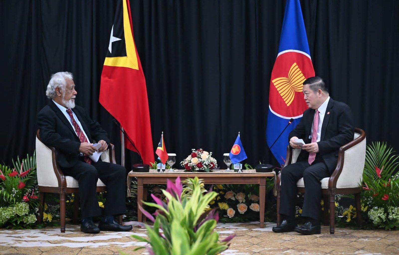 Prime Minister of the Democratic Republic of Timor-Leste holds an Interface with the Secretary-General of ASEAN and the Committee of Permanent Representatives to ASEAN