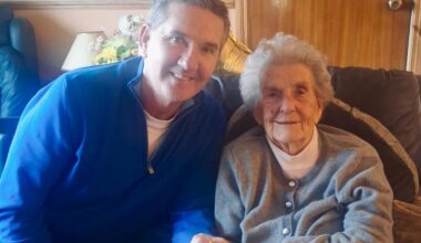 A very special 100th Christmas Eve birthday wish to Kitty from Daniel