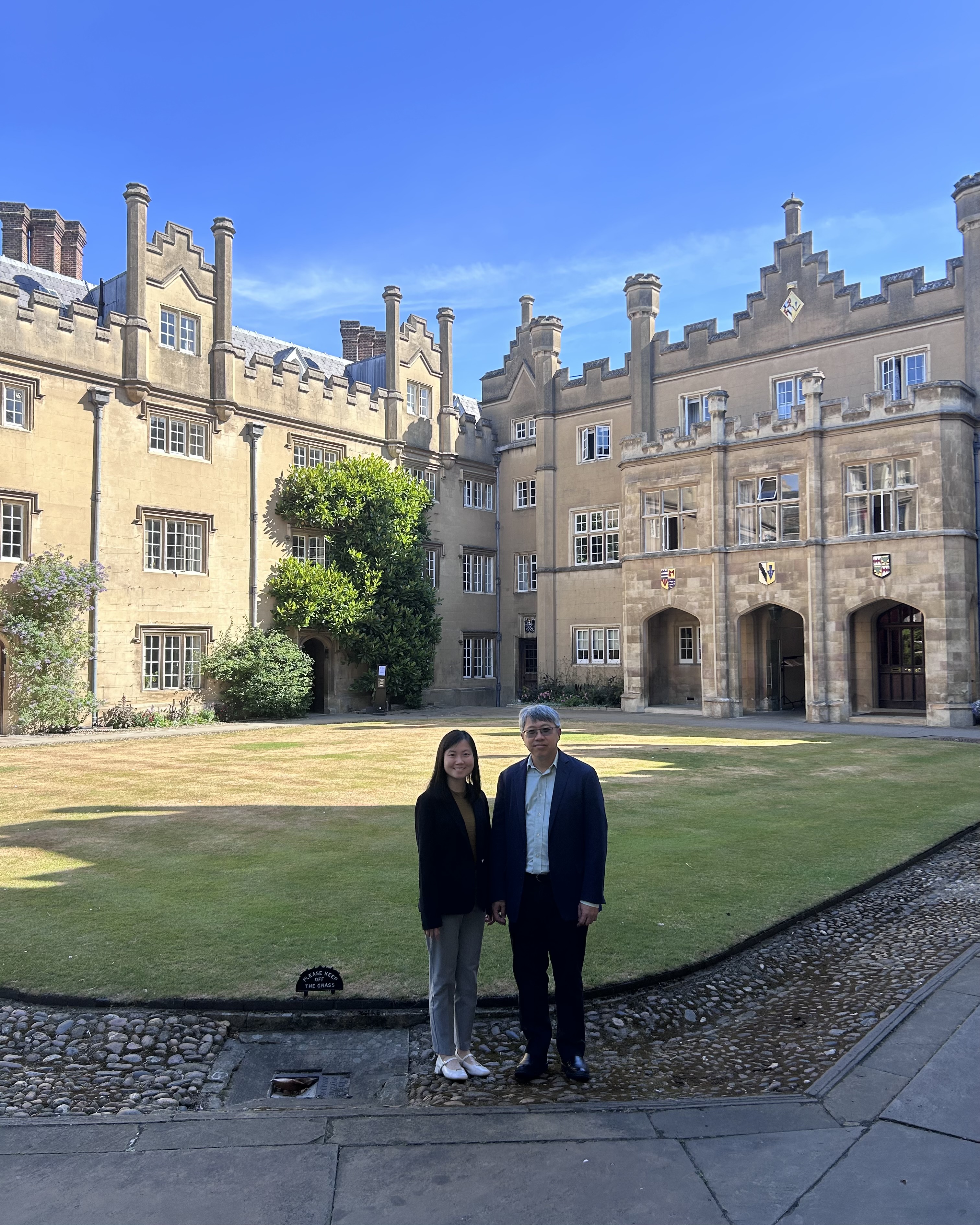 Tai Kee, Dr. Adrian Yeo, l-r, Atera Water, Ignite program at the Judge Business School, University of Cambridge, 2025, Porsche AG