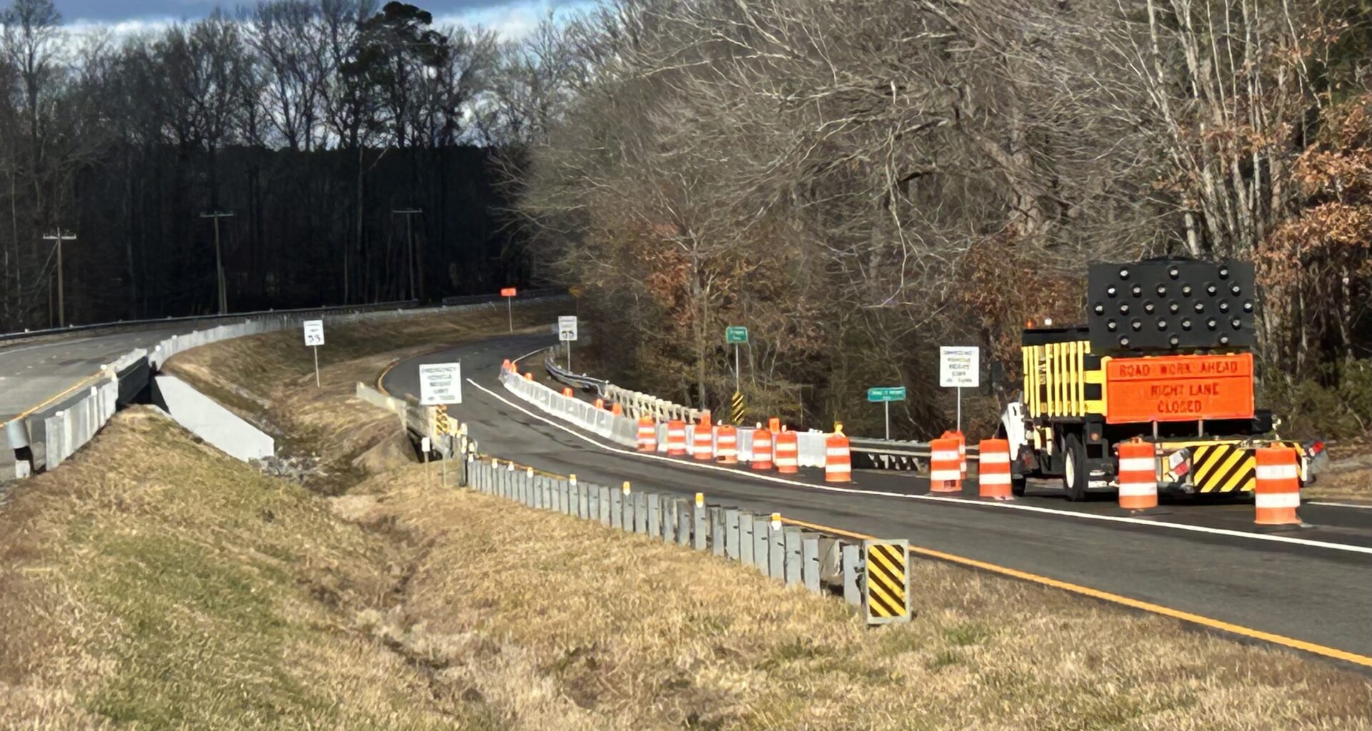 Fredericksburg District | Route 17 northbound to remain reduced to single lane over Dragon Run