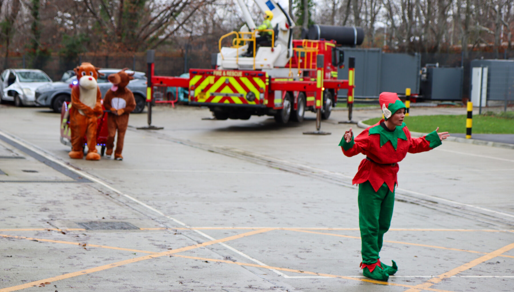 Cosham Fire Station Hosts its 19th Annual Queen Alexandra Hospital Children’s Christmas Party