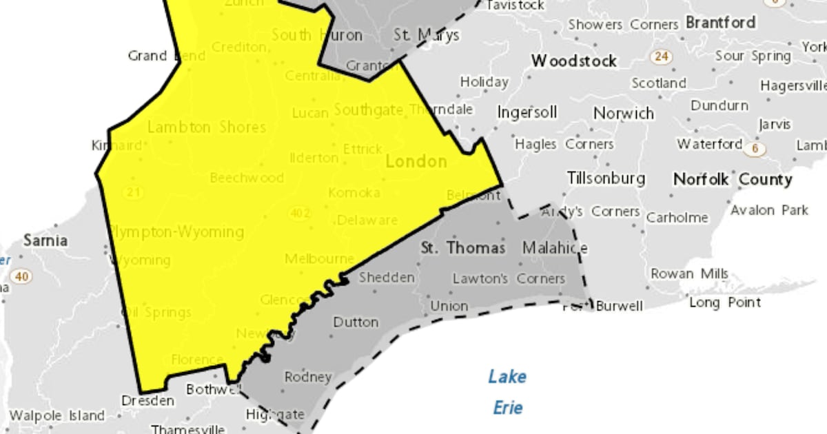‘Intense snow squalls’ to wallop London, Ont. region Sunday - CTV News