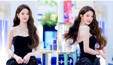 Jang Won-young Shines at BVLGARI Event with Black Rose Aura - 조선일보