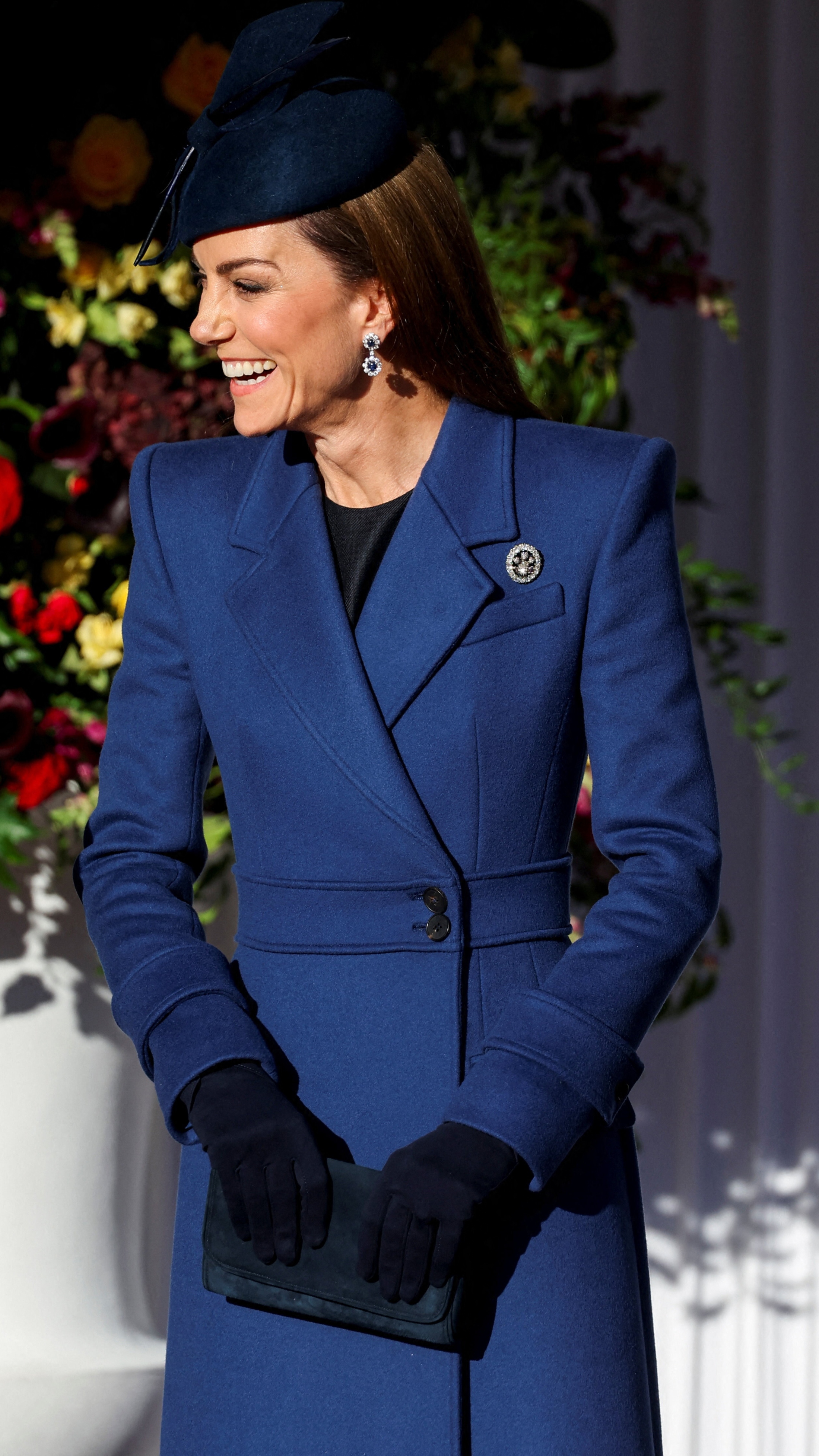 Catherine, Princess of Wales attends a welcome ceremony for Germany's President Frank-Walter Steinmeier and his wife Elke Buedenbender in Windsor, on December 3, 2025