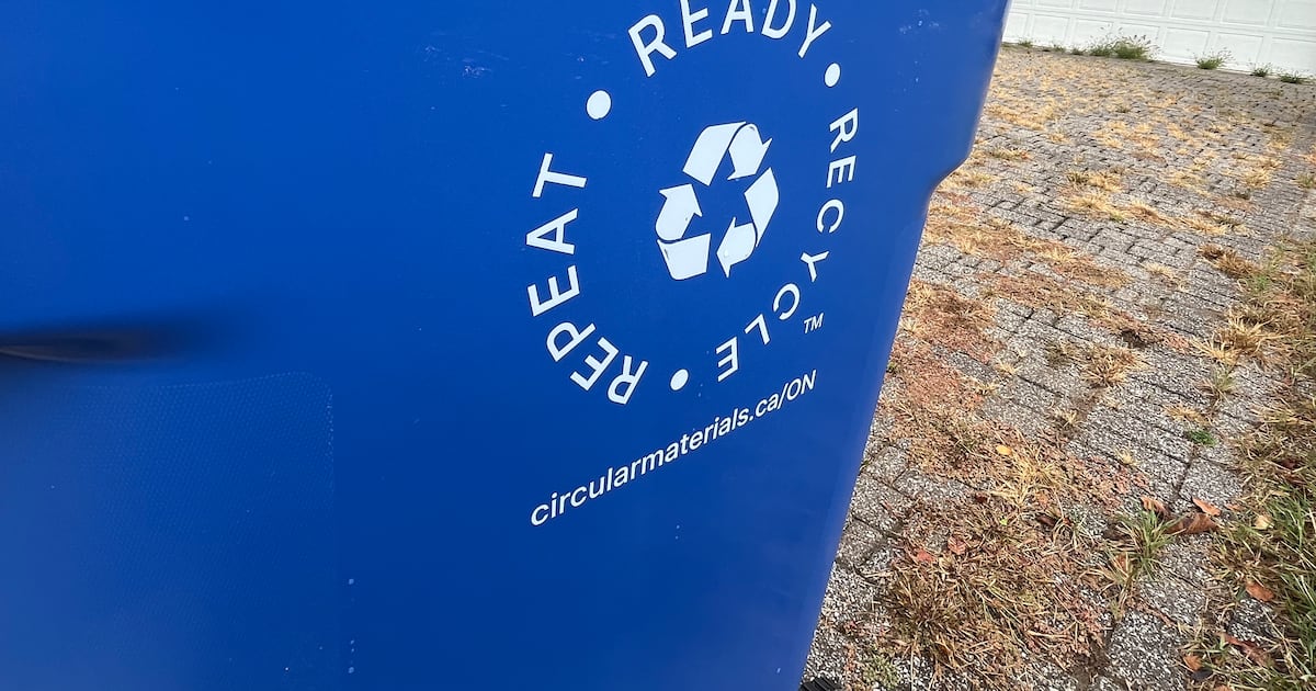 Windsor residents can exchange their blue recycling cart for a smaller one - CTV News
