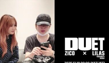 ZICO and Lilas Reveal 'DUET' Collaboration - 조선일보