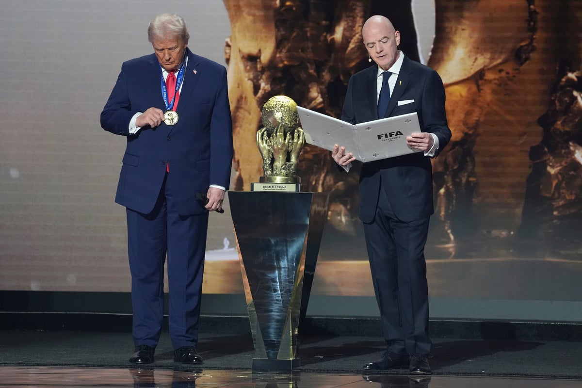 Gianni Infantino accused of breaking Fifa rules after giving Peace Prize to Donald Trump