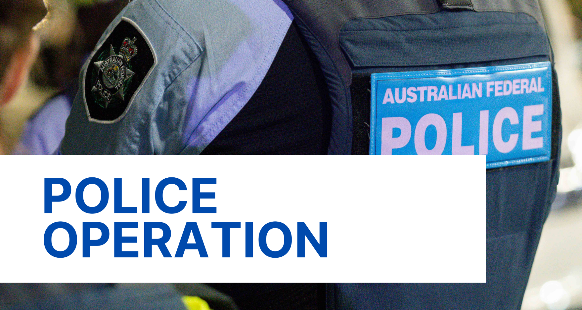 Police operation currently underway in Whitlam