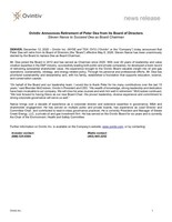 Ovintiv Announces Retirement of Peter Dea from its Board of Directors (CNW Group/Ovintiv Inc.)