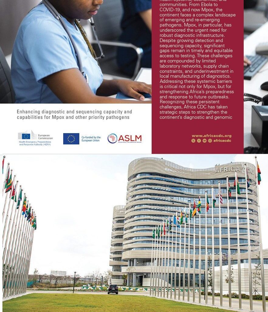 Partnership to Accelerate Mpox and Other Outbreaks Testing and Sequencing in Africa (PAMTA) – Africa CDC