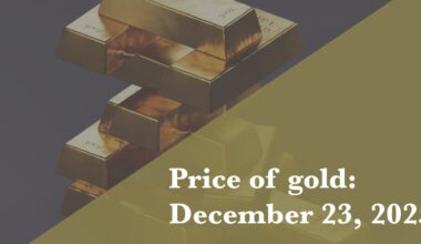 Current price of gold: December 23, 2025