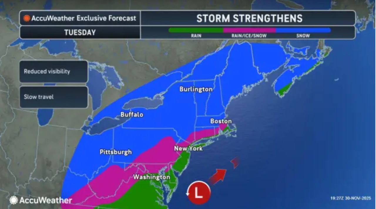 N.J. weather: Snow forecast increases for parts of state Tuesday
