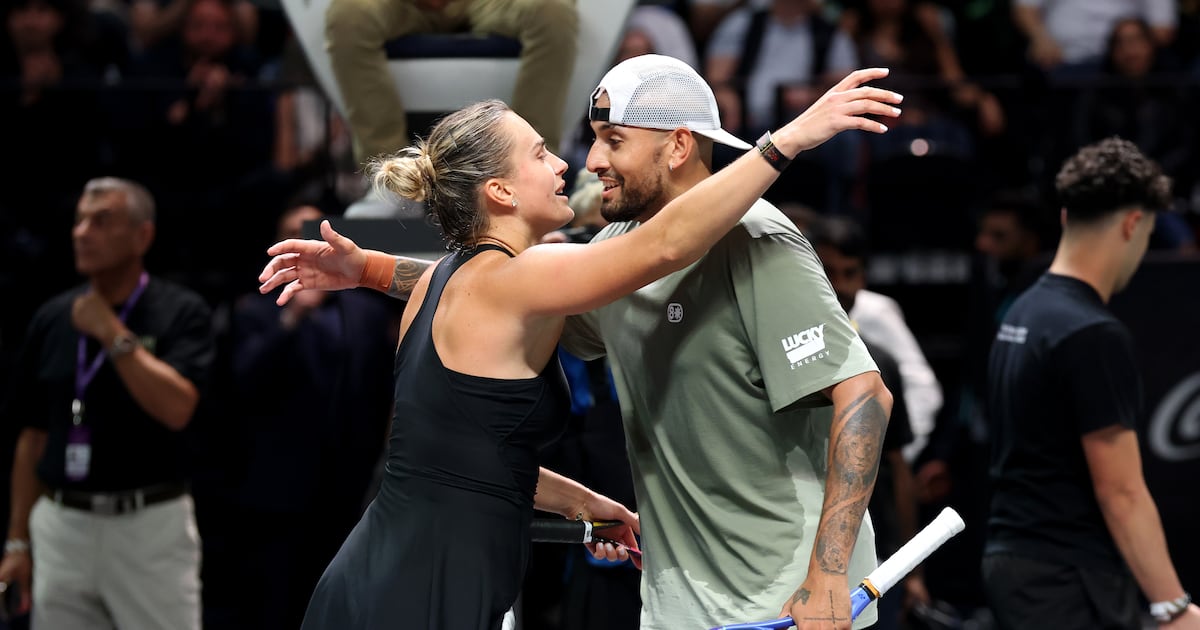 Nick Kyrgios beats Aryna Sabalenka in latest ‘Battle of the Sexes’ match