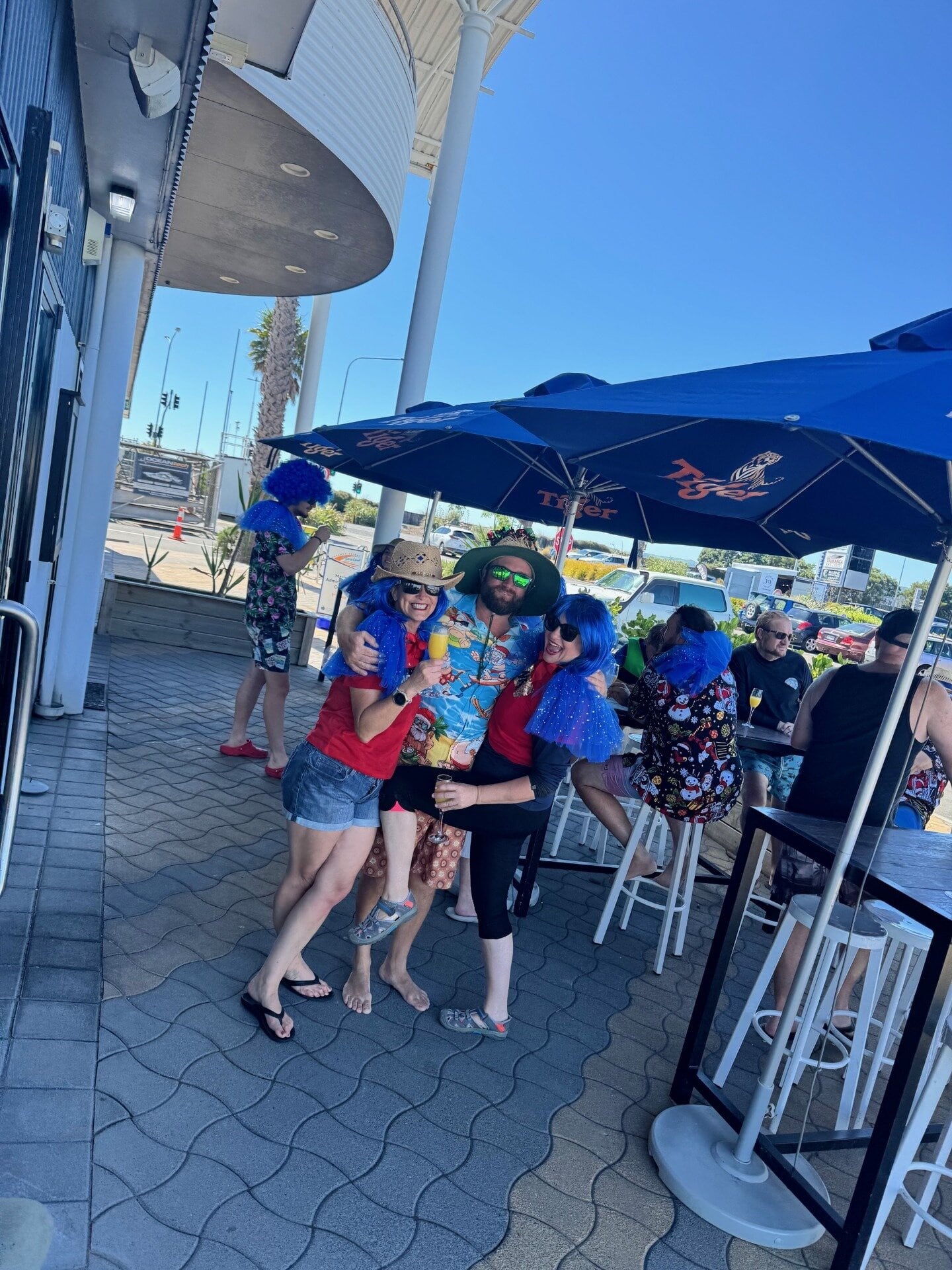 Enjoying a stopover at Salinity at Tauranga Bridge Marina during the annual Mount Maunganui Yacht Club Christmas party. 