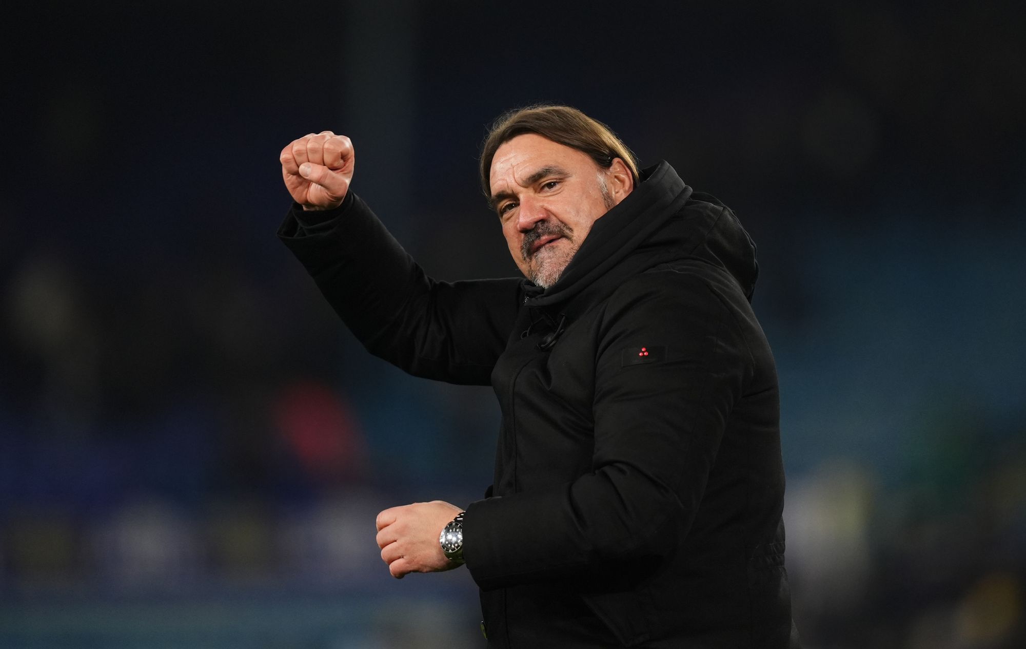 Leeds boss Daniel Farke saw the pressure on him ease slightly