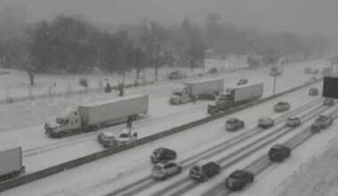 Northbound I-75 closed in Detroit after snow squall causes several crashes