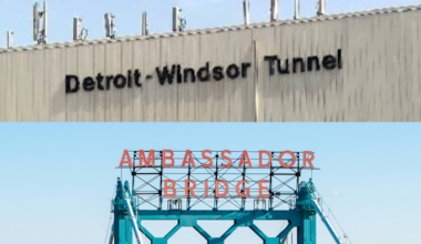 Both Ambassador Bridge and Detroit-Windsor Tunnel to cost more in 2026