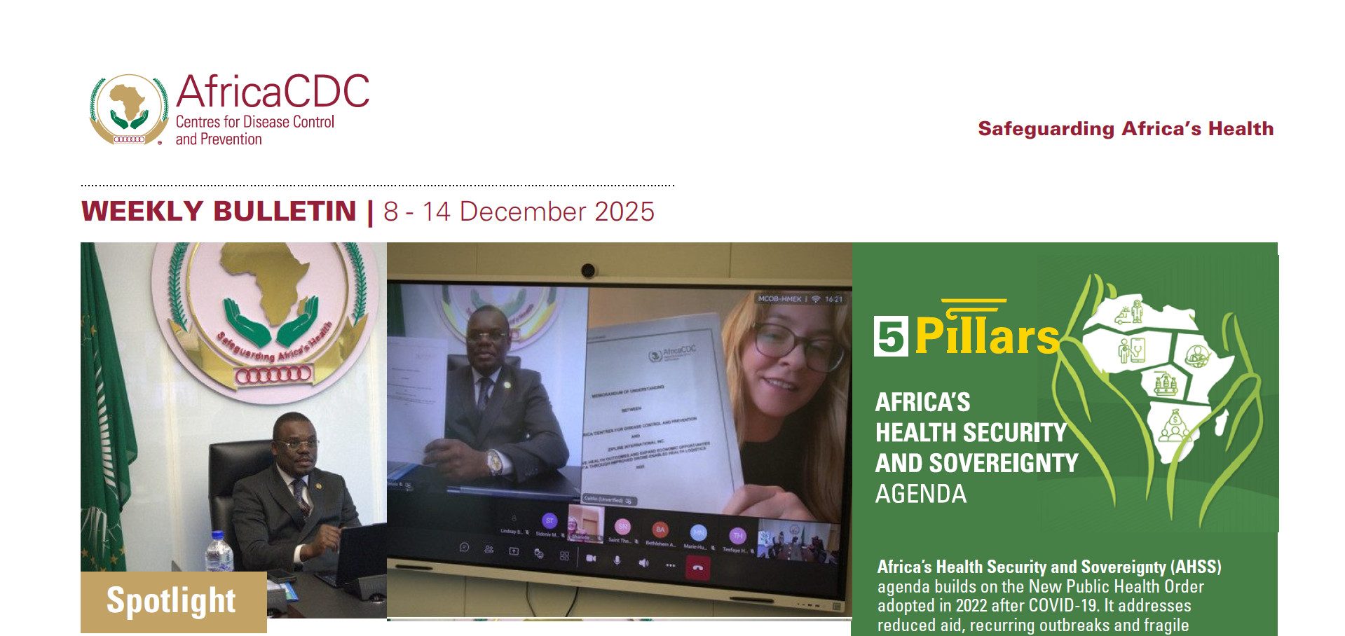 Africa CDC Weekly Brief | 8