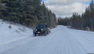 Winter conditions catching drivers off guard on Okanagan forest service roads