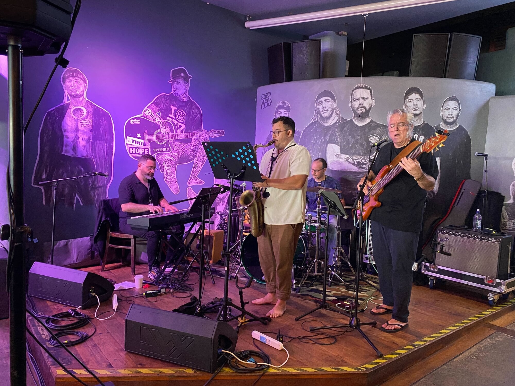  The Charruas playing at the Cornerstone at the Tauranga Jazz Festival 2025. Photo / Megan Wilson 