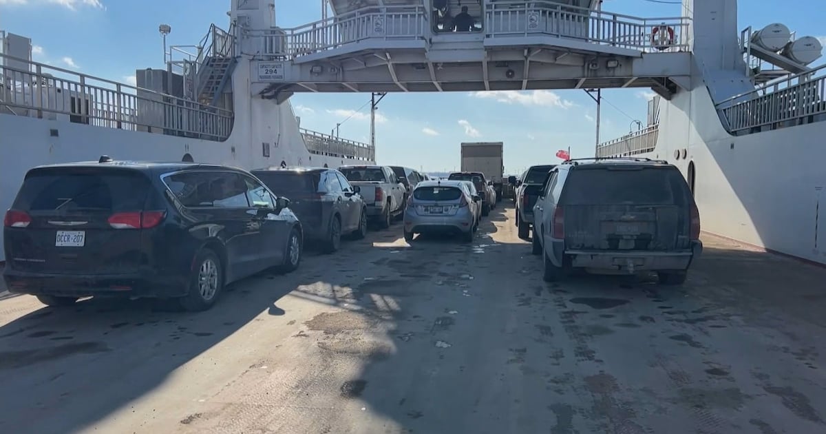 Wolfe Island replacement ferry with vehicle service fails safety tests, another ship being mobilized - CTV News