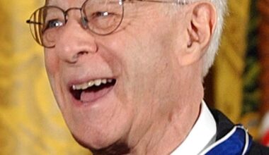 Norman Podhoretz receives the Presidential Medal of Freedom, the nation's highest civil award, from President George W. Bush during a ceremony in the East Room of the White House, June 23, 2004.