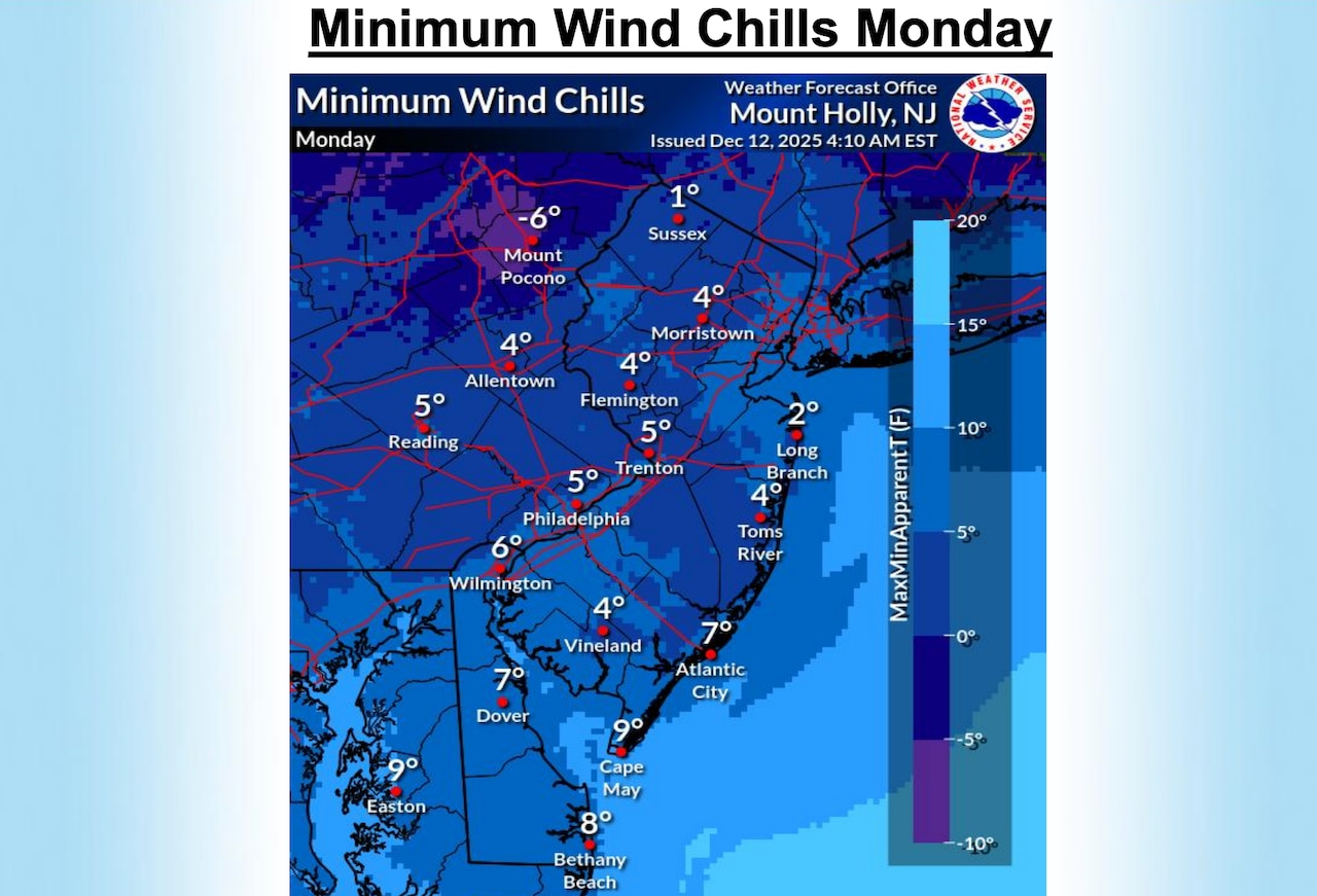 N.J. weather: Snow totals increase with up to 4 inches in weekend winter storm