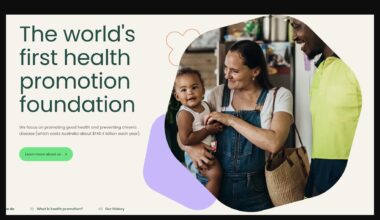 VicHealth homepage on 4 December, after its closure was publicly announced