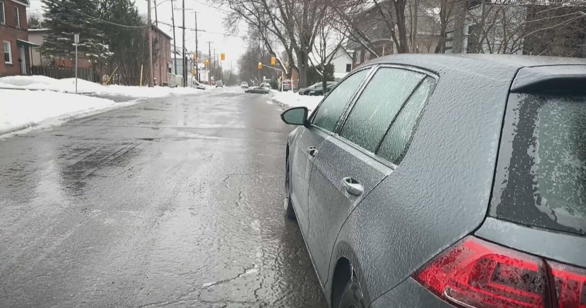 Environment Canada issues orange warning for freezing rain in Ottawa late Sunday - CTV News