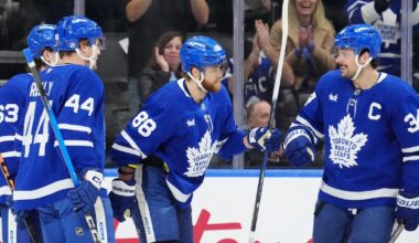 Toronto Maple Leafs William Nylander exits vs. Ottawa Senators with lower-body injury