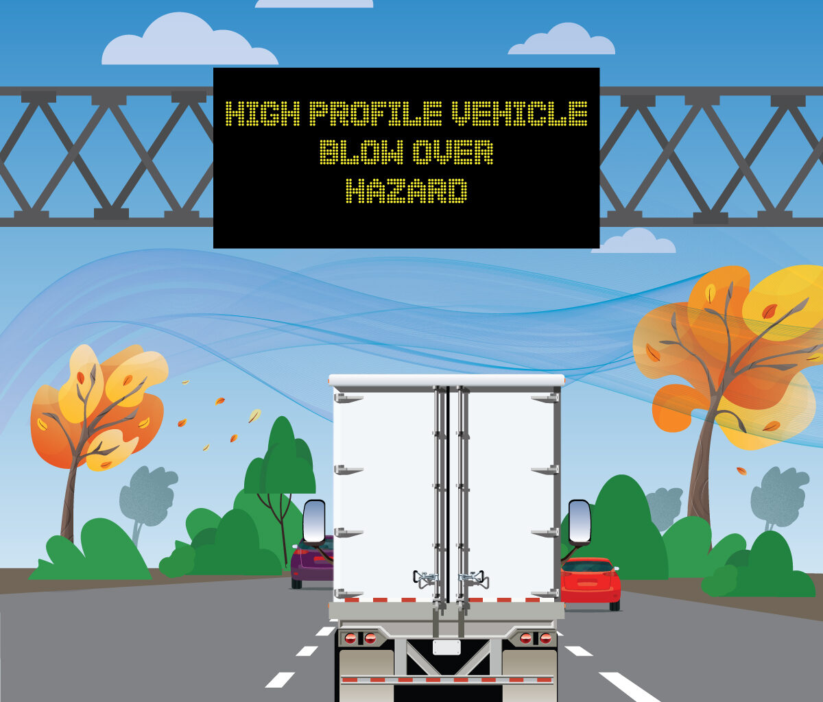 Fredericksburg District | High Wind Advisory Posted at Downing Bridge