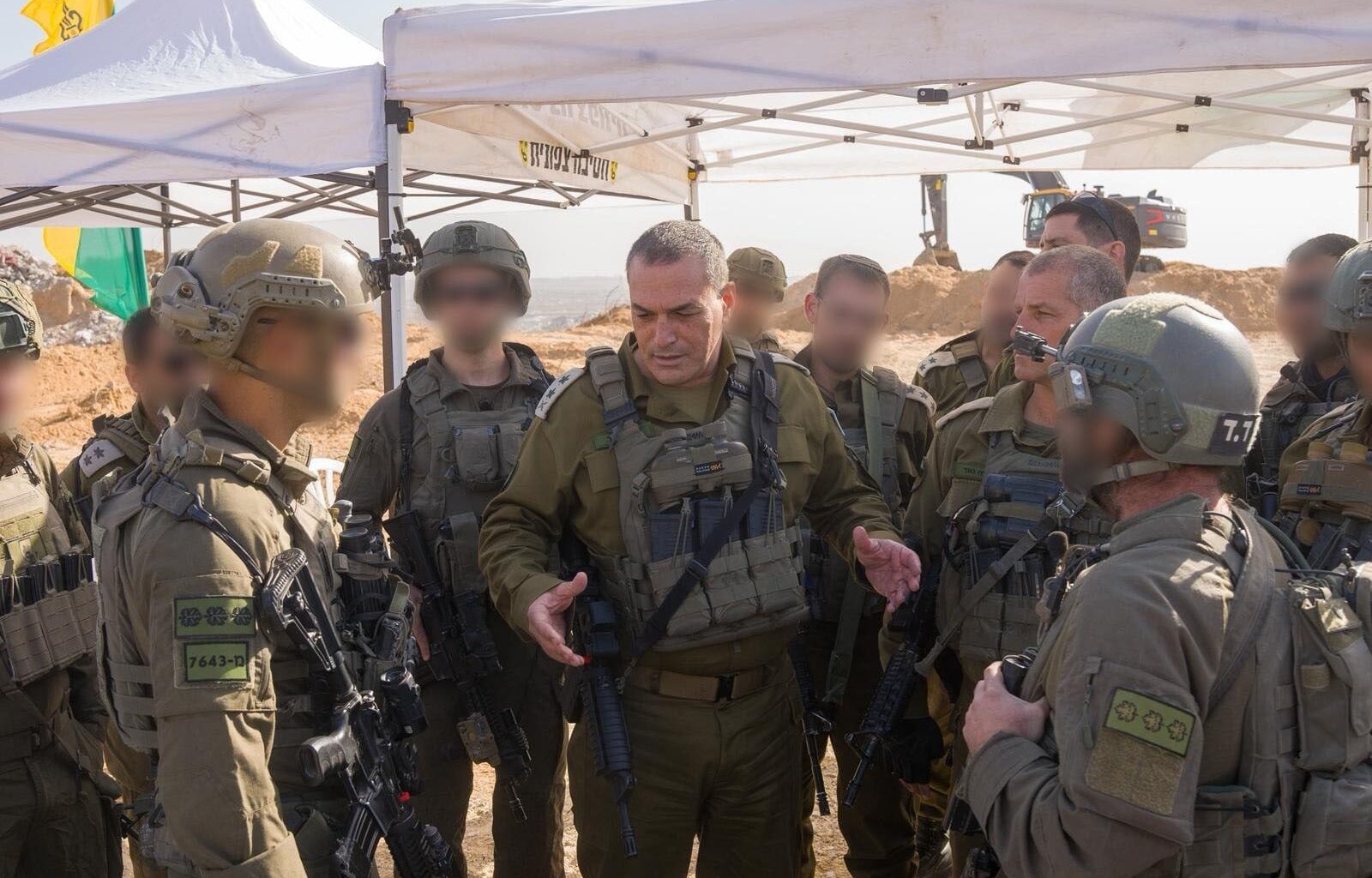 Touring the Strip, IDF chief Zamir says Gaza ceasefire line ‘a new border’ - The Times of Israel
