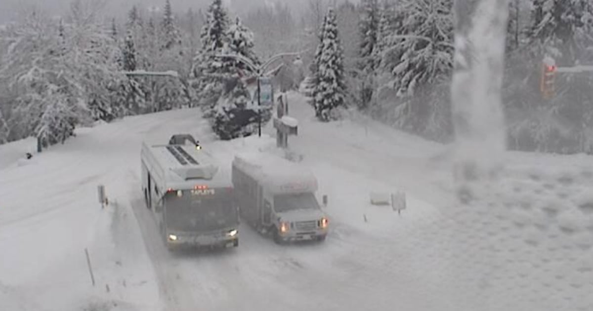 Several B.C. highways under snowfall warnings, including route to Whistler - CTV News
