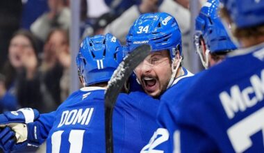 Auston Matthews shakes slump as Toronto Maple Leafs down Ottawa Senators
