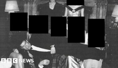 Photo of Andrew lying on laps at Sandringham in new Epstein files