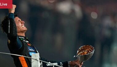 Oscar Piastri starts from third as he fights Lando Norris and Max Verstappen for the world championship