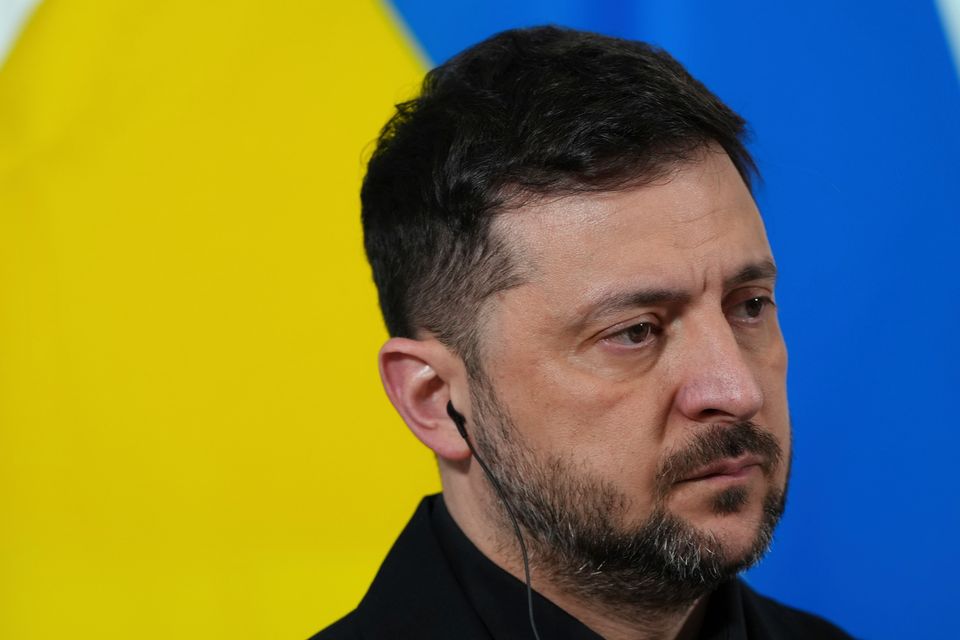 Mr Zelensky said that ‘nearly 90%’ of Ukraine’s demands have been incorporated into the draft agreements (Peter Dejong/AP)