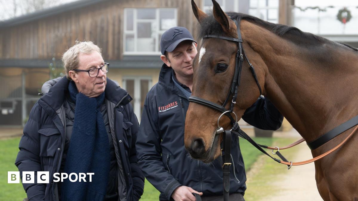 Harry Redknapp with trainer Ben Pauling and The Jukebox Man