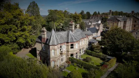 It's a photo near the Larchwood House building taken by a drone