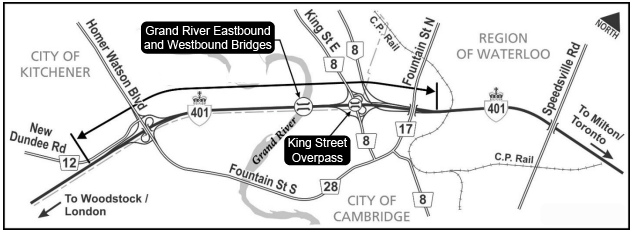 grand river bridges king street overpass