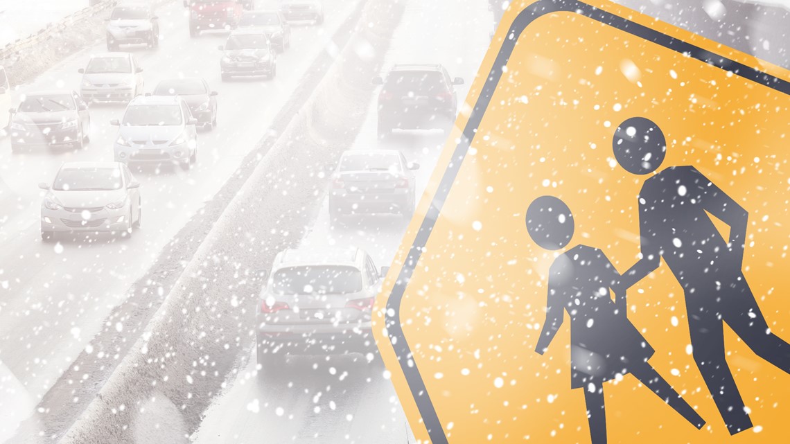 School delays announced as snow, cold hit Colorado