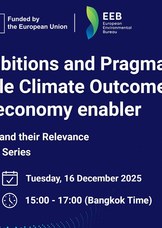 Webinar: Between Ambitions and Pragmatism for actionable climate outcomes: the circular economy enabler