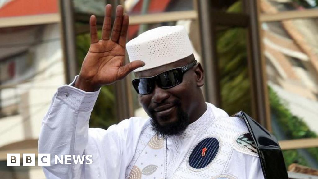 Gen Mamady Doumbouya takes lead in controversial election as social media is restricted